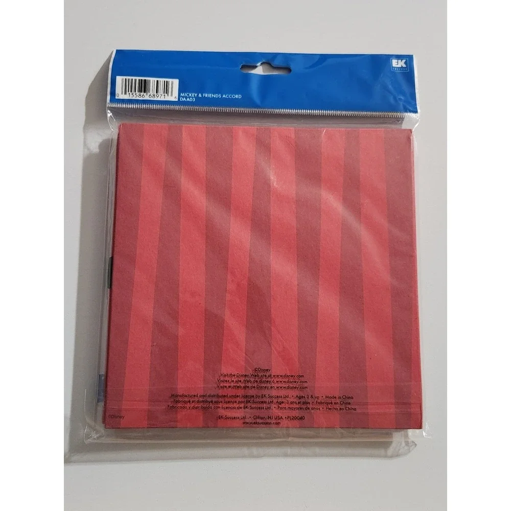 Disney Mickey Mouse & Friends 6X6 Decorative Accordion Album EK Success~NEW‎